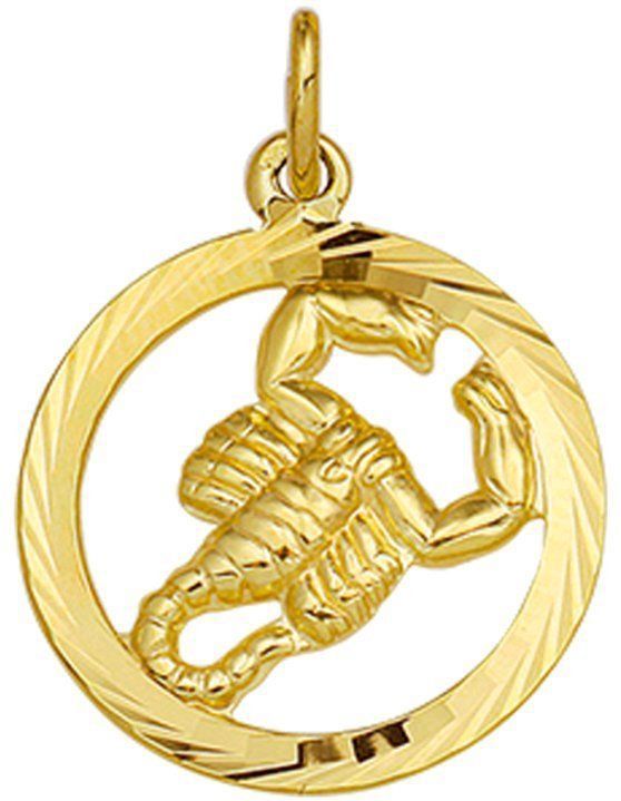 hanger sterrenbeeld gediamanteerd 14K geelgoud 4005650