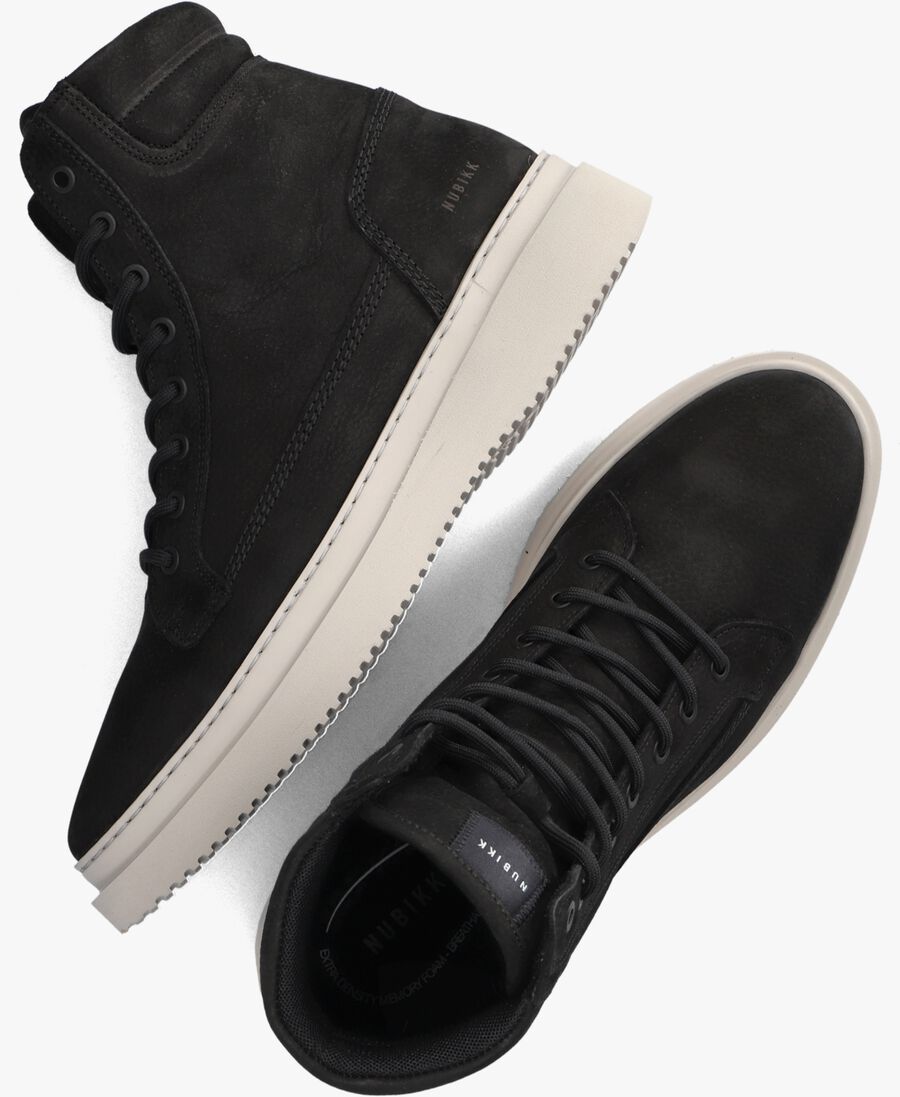 NUBIKK zwarte nubikk veterboots jonah dune
