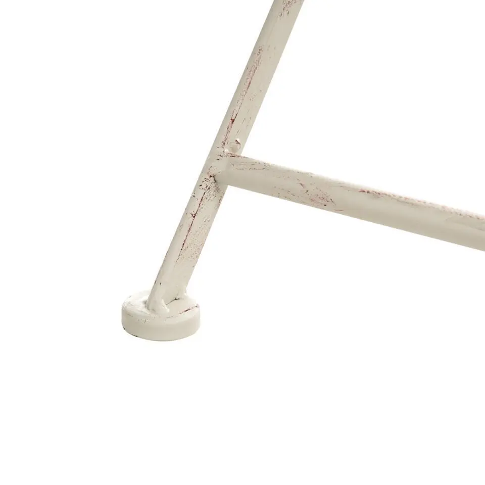 FOLELLI - Set van 2 tuinstoelen - Lichtbeige - IJzer