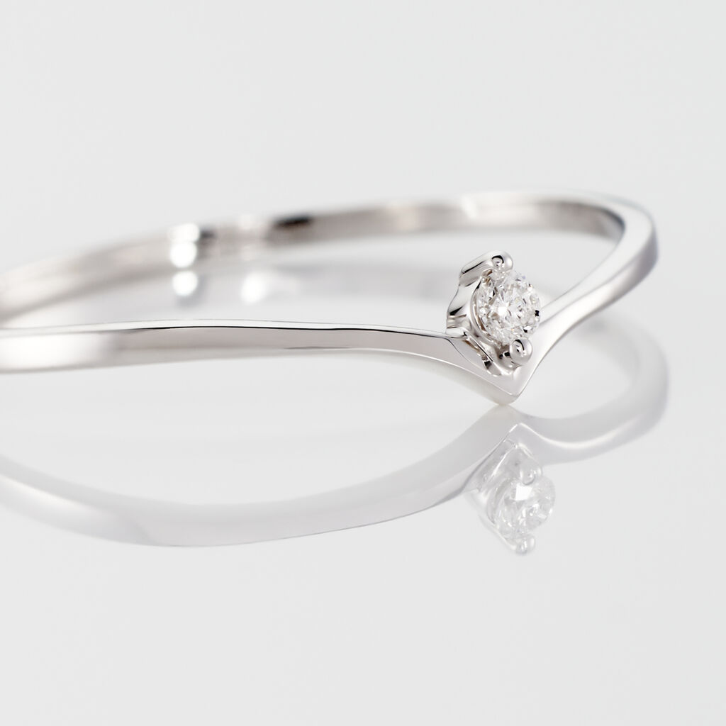 Bague Maye Or Blanc Diamant