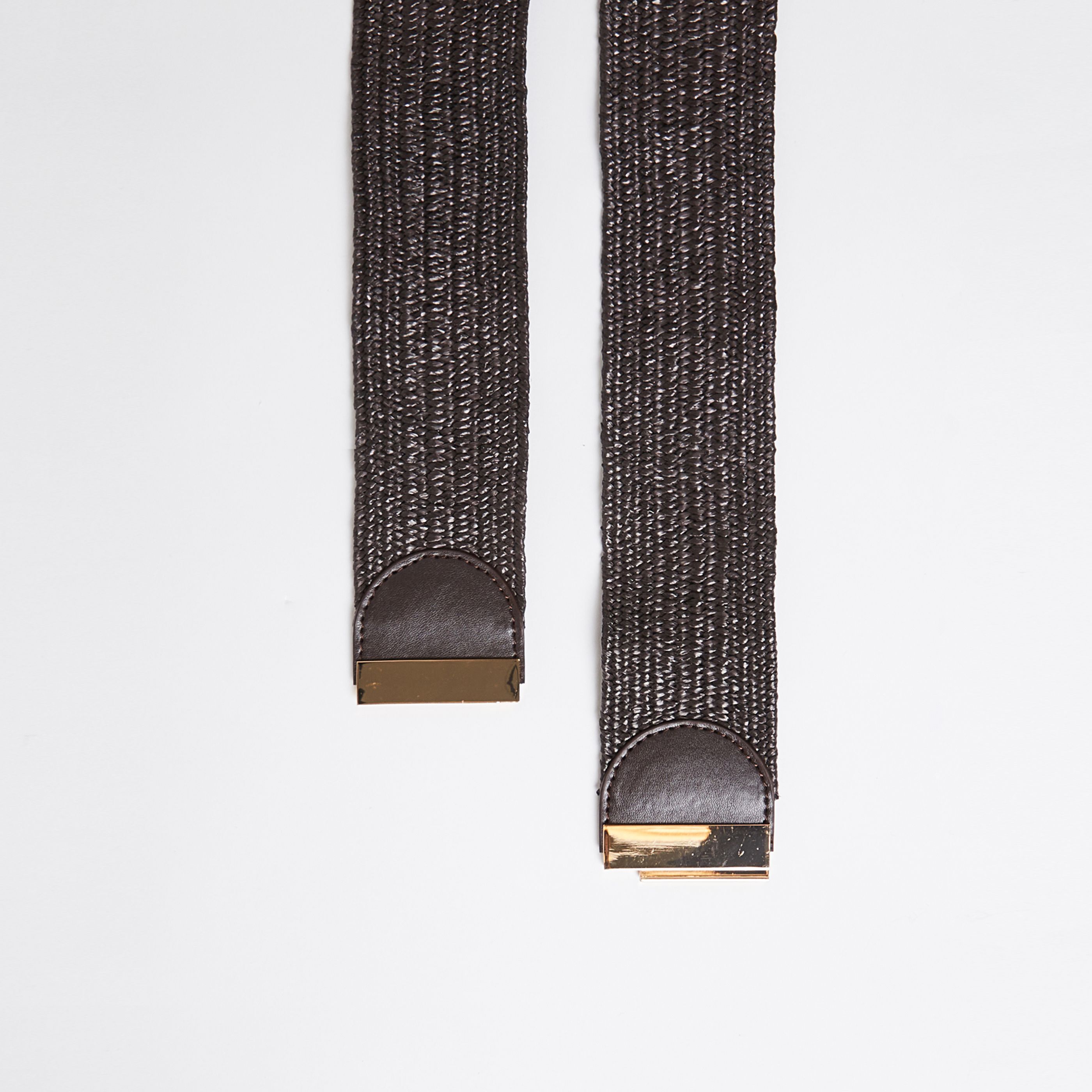 Ceinture élastique femme - MARRON
