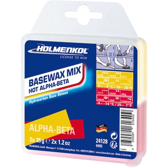 Holmenkol Base Mix Hot Alpha-Beta 2x35 g Gleitwachs