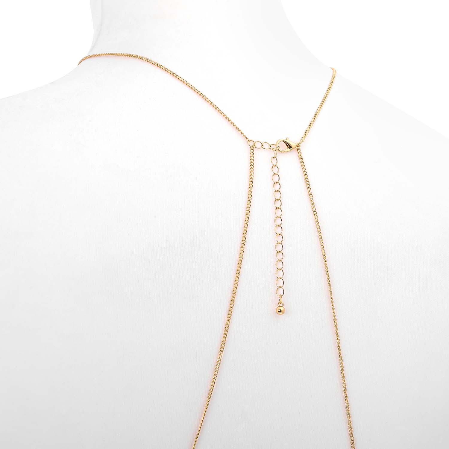 Körperkette - Golden Strass