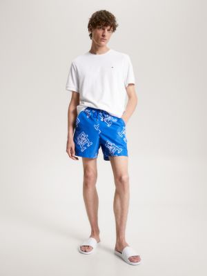 Chinelo de piscina com monograma em relevo