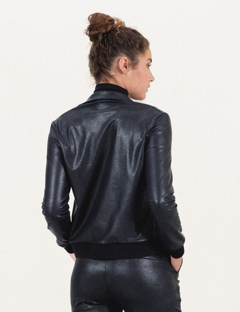HBT BASICS INSOLITES | TOM VESTE ZIPPÉE NOIR SERPENT