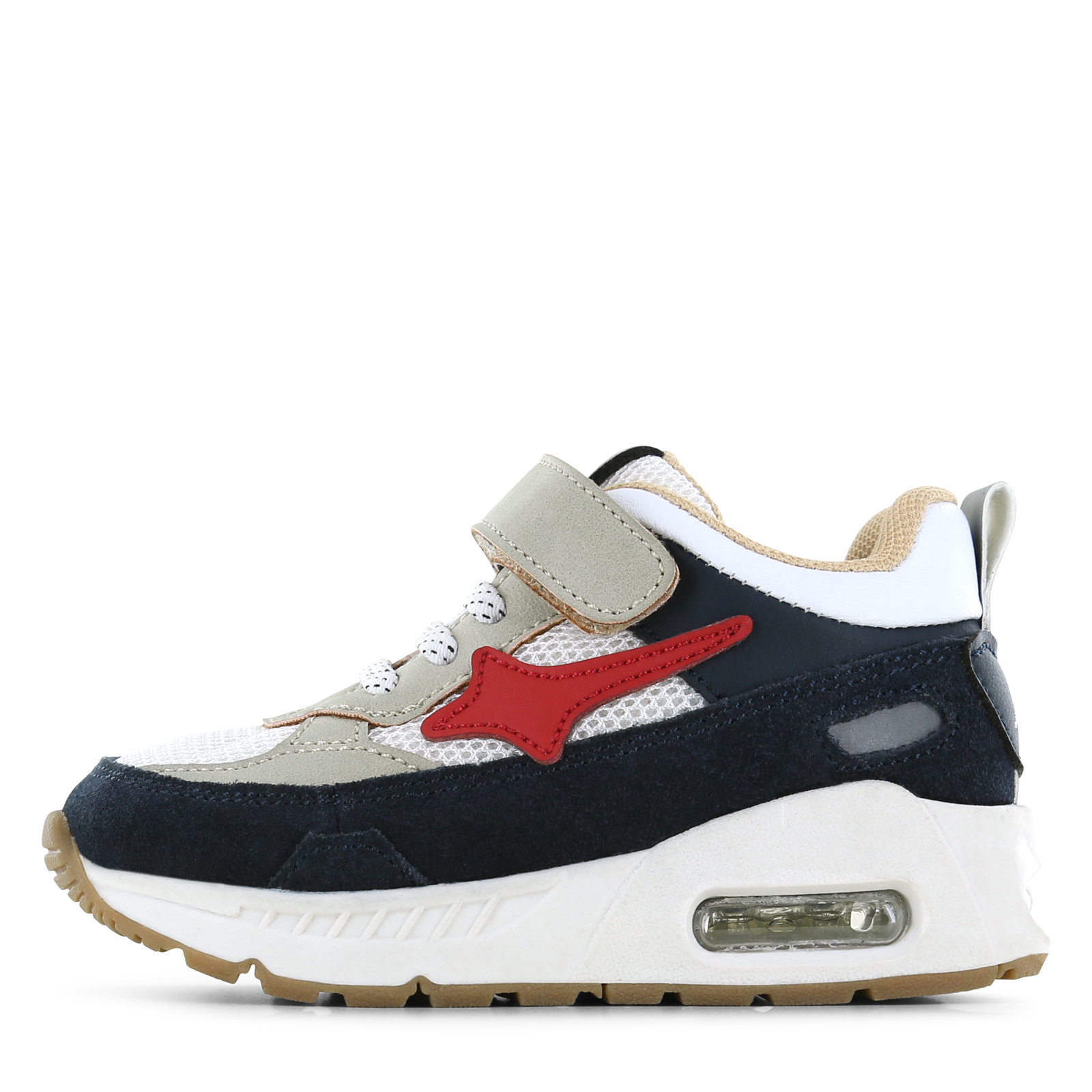 Shoesme schwarz und rot Sneaker