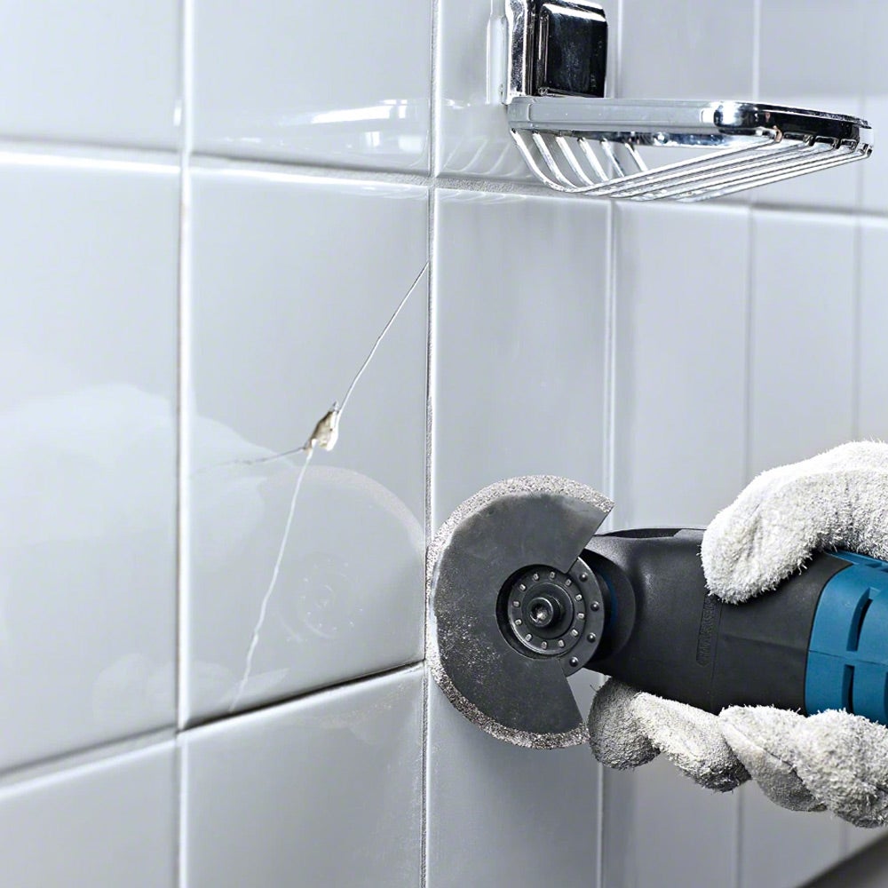 BOSCH 85mm Diamond-Grit Multi-Tool Segment Blade for Grout & Abrasive