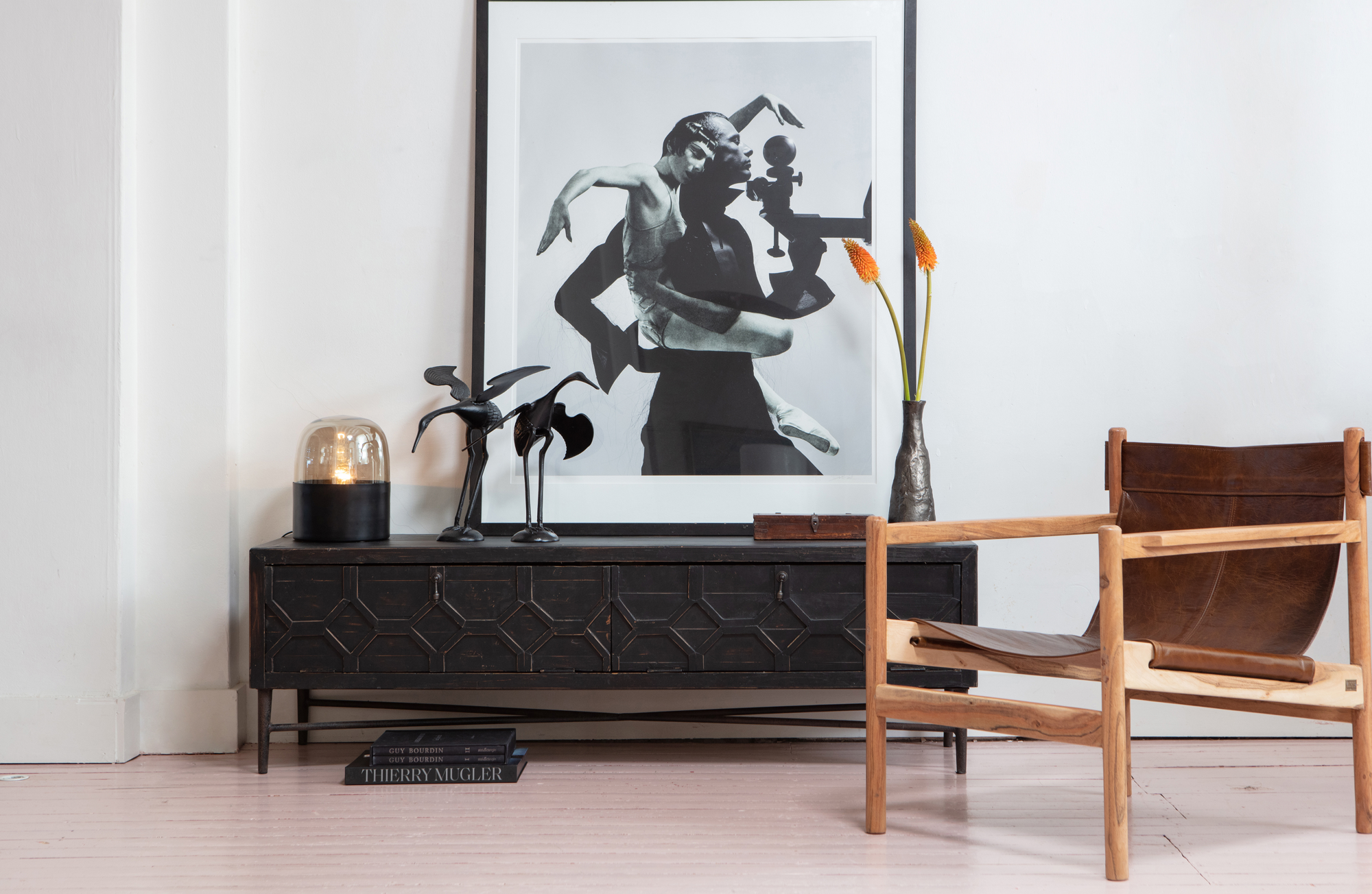 Tv meubel Bequest Bequest tv meubel hout zwart