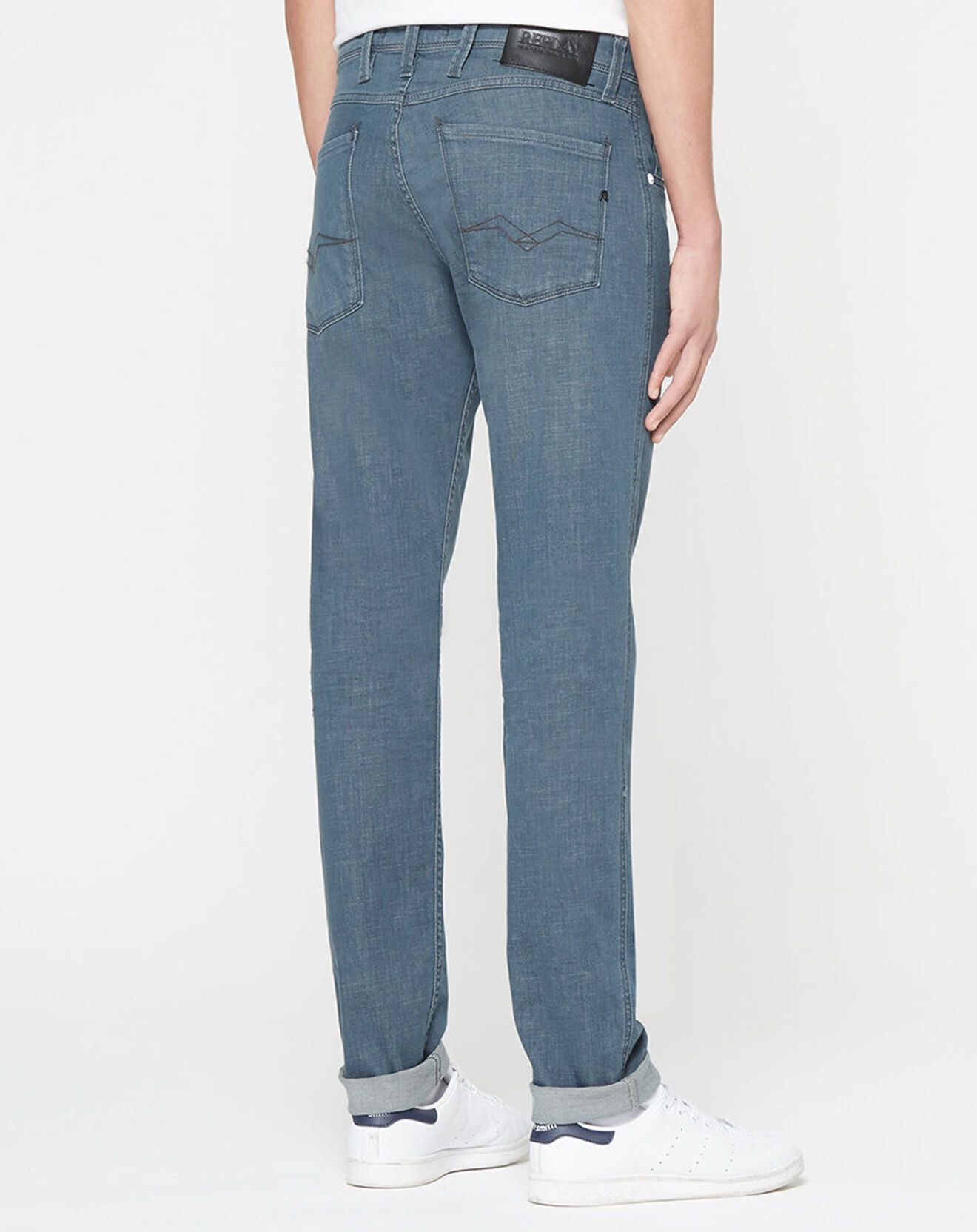 Replay Jean Slim anbass xlite gris moyen