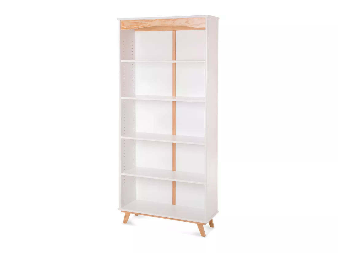 Chambre enfant complète (90*190) Bois massif Blanc - COSETTE