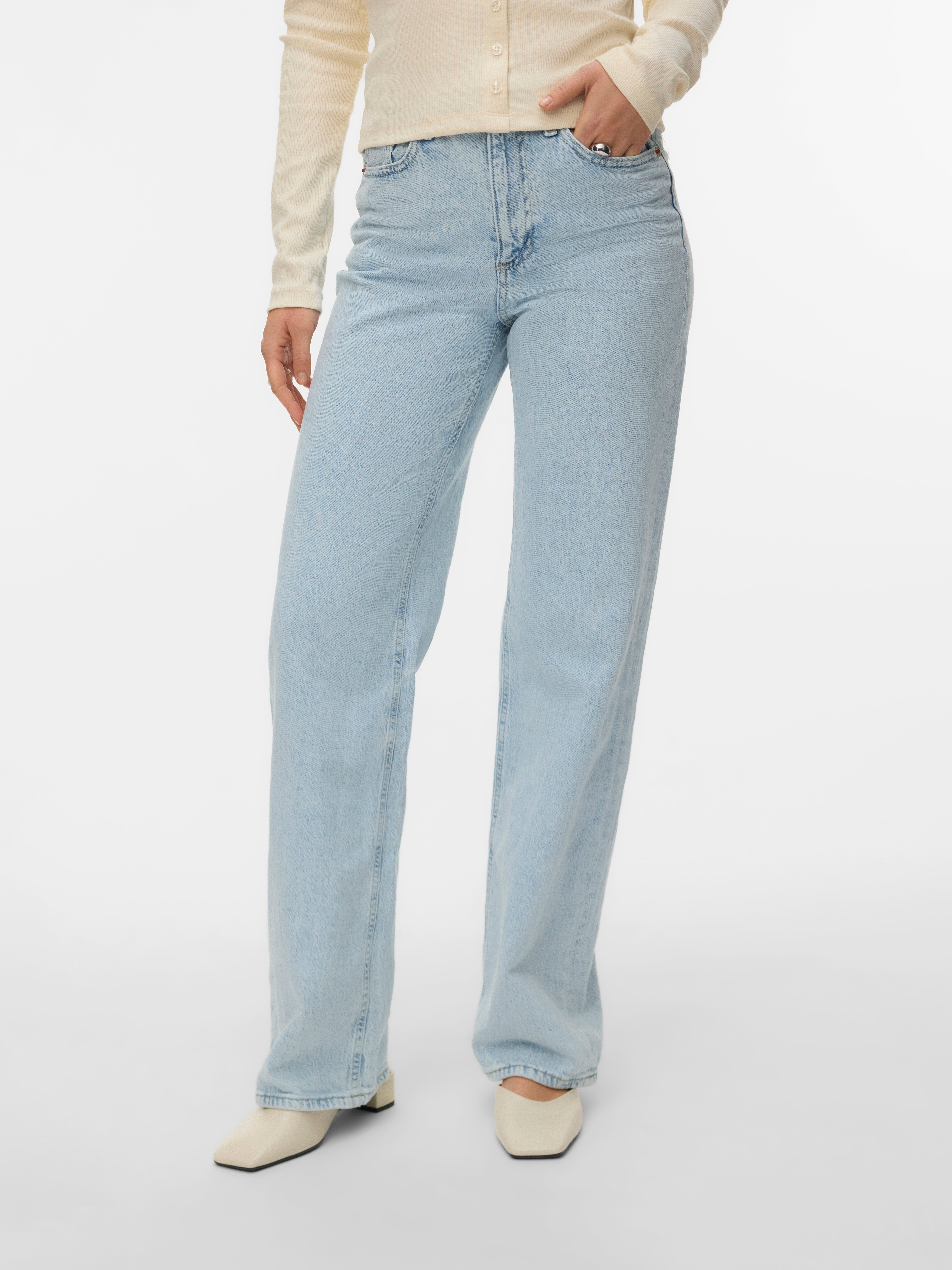 VMTESSA High rise Wide leg fit Jeans