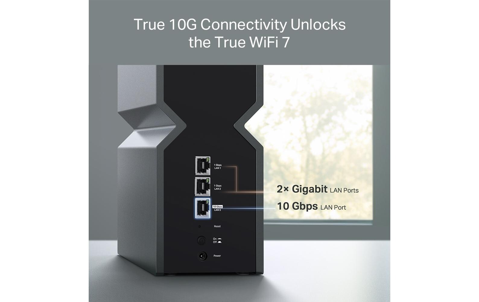 WLAN-Mesh-Repeater RE800BE Range Extender<br>BE19000 Tri-Band Wi-Fi 7 Range Extender