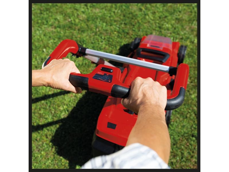 Einhell Professional Akku-Rasenmäher RASARRO 36/38 (2 x 4 A Rasenmäher mit zwei Akkus und zwei Ladegeräten