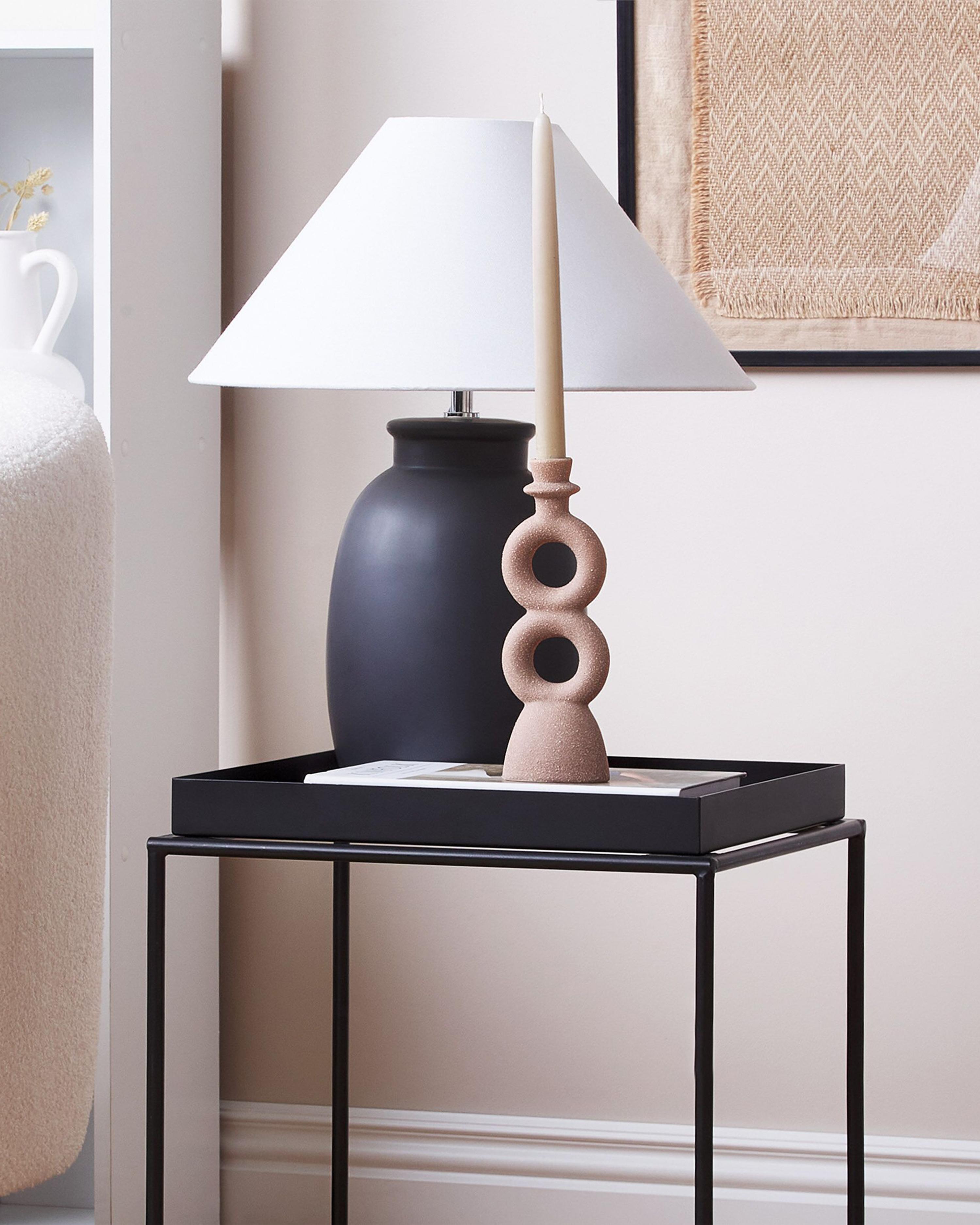 Kaarshouder NAOUSA Keramiek 23 cm Beige