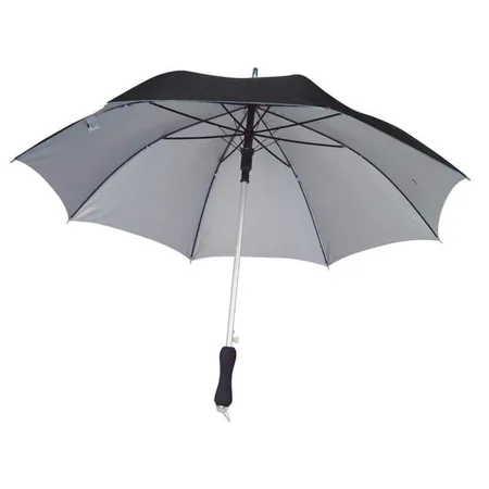 Macma Automatik-Regenschirm mit UV Schutz, extrem leicht, schwarz