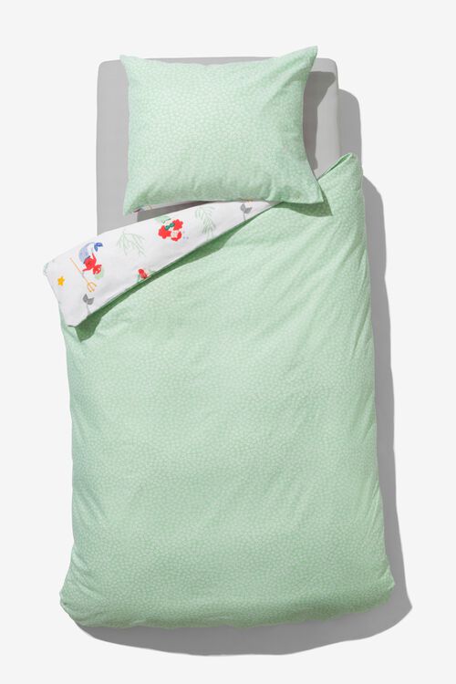 housse de couette enfant 140x200 - coton doux - sirène