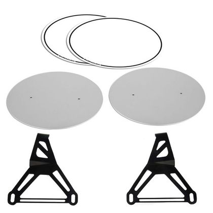 Plaques latérales Barracuda kit complet (support et Plaques numéro)