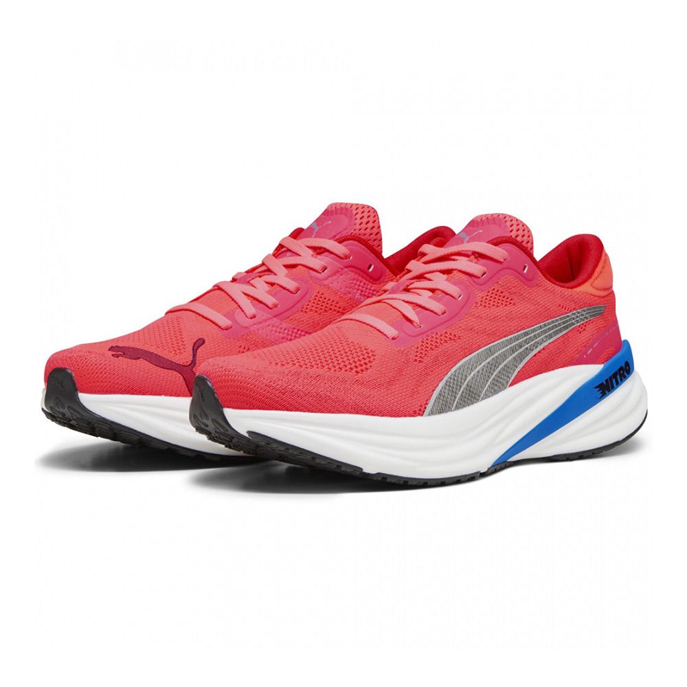 Puma MAGNIFY NITRO 2 - Chaussures running Homme fire orchid/ultra blue