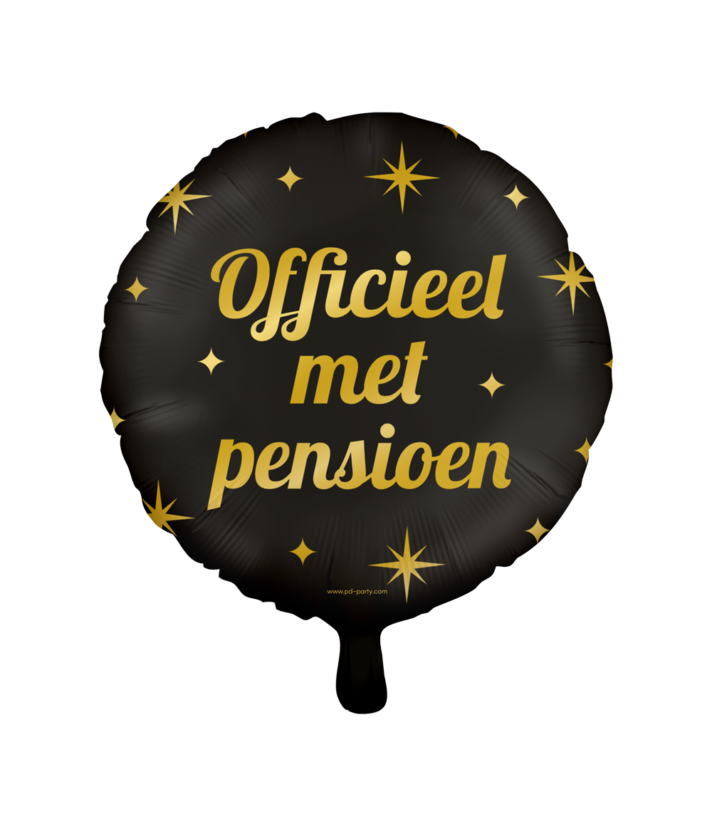 Helium Ballon Pensioen Leeg 30cm