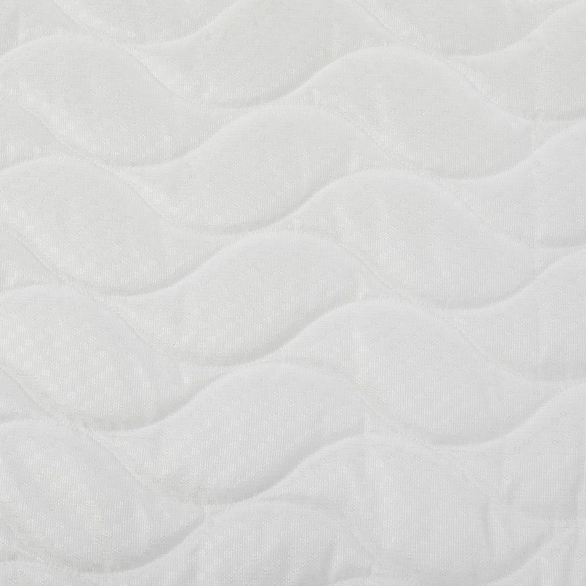 Matelas 60X120CM + plan incliné - Gris imprimé triangles - Ecru