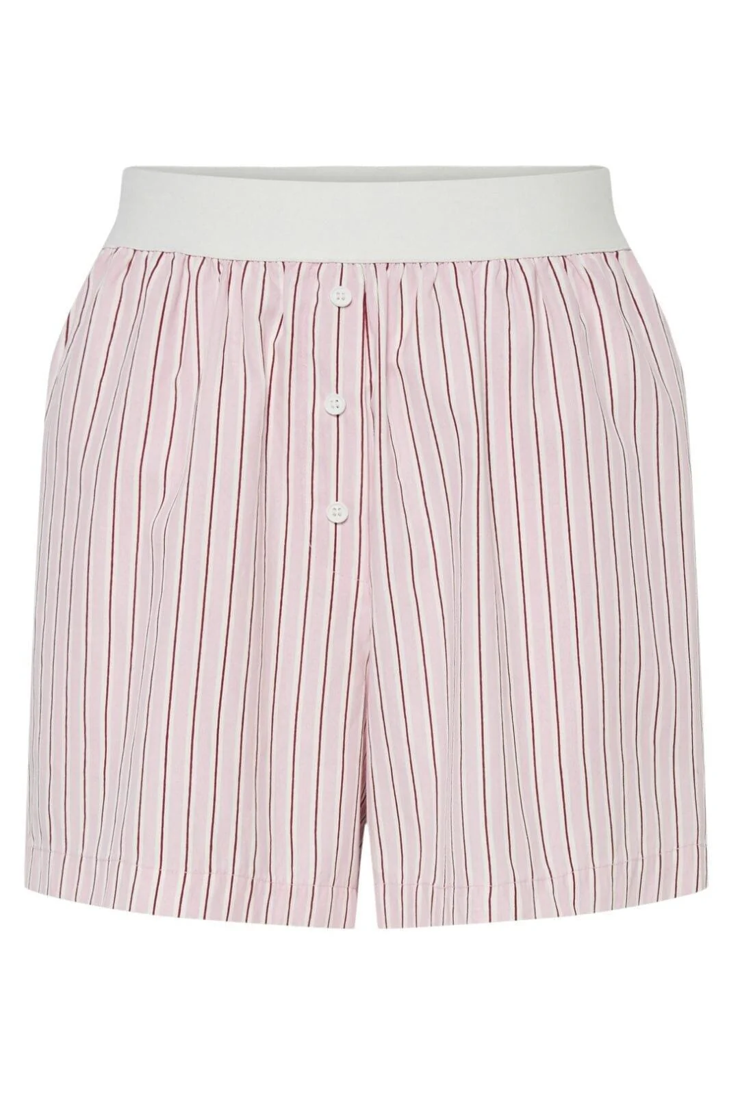 Pieces Pcharper Shorts 4715230 pirouette red and white