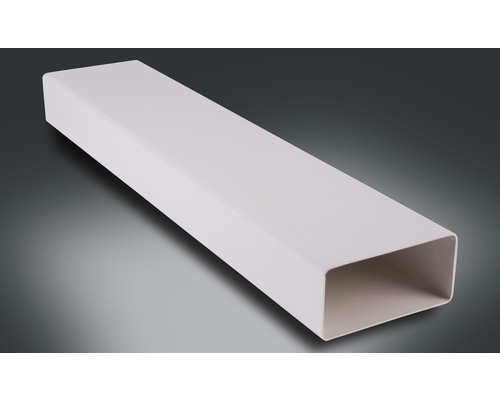 Rotheigner platte buis, wit, 111x54 mm, lengte 0,50 m