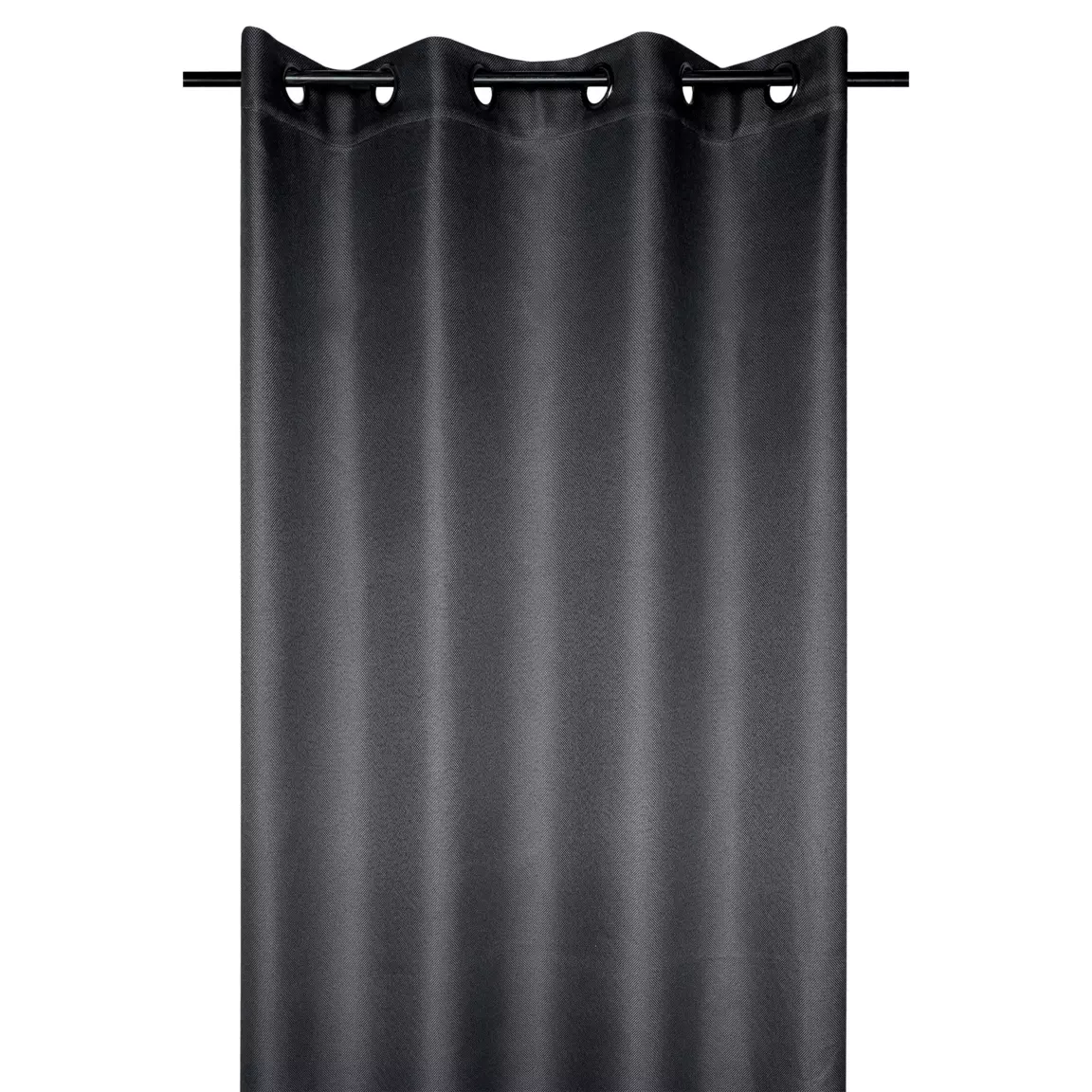 Rideau occultant isolant (140 x 260 cm) Copenhague Gris anthracite