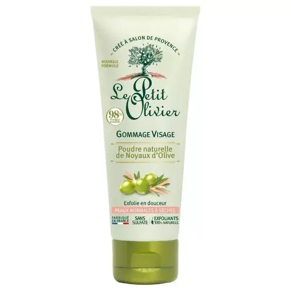 Le Petit Olivier - Esfoliante Facial - Pó Natural de Semente de Azeitona 75ml