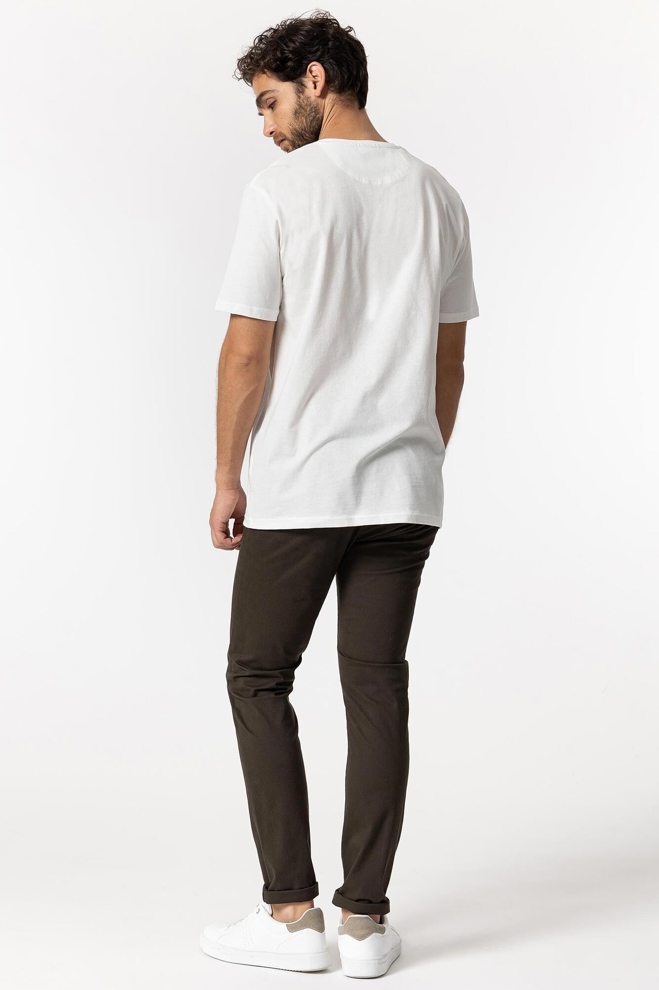 Calças chino de corte slim