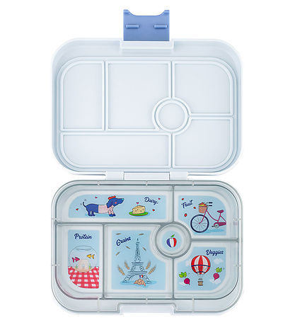 Yumbox Brotdose m. 6 Rum - Bento Original - Hazy Grey