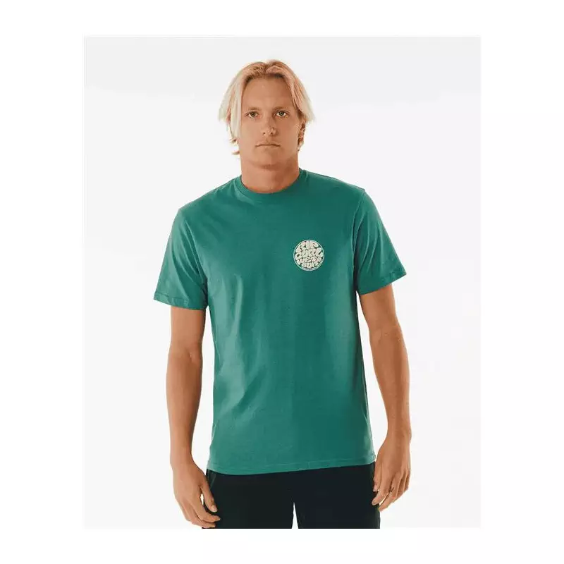 Teeshirt RIPCURL Wetsuit Icon Tee Washed Green