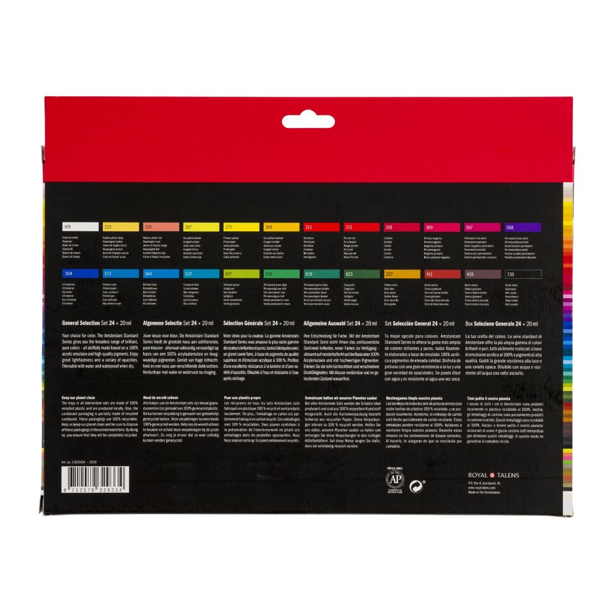 Amsterdam Acrylic Paint Set : 24x20ml