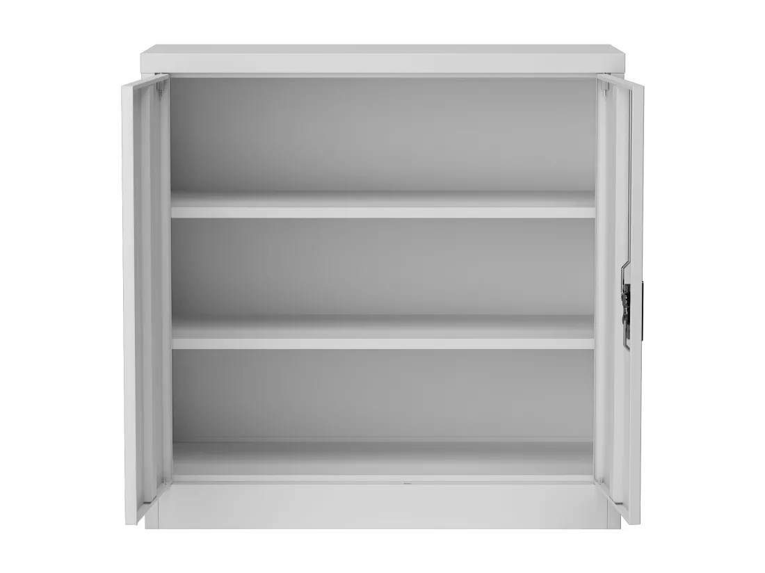 Armoire de bureau casier grise 90 x 40 x 90 cm 03_0006321
