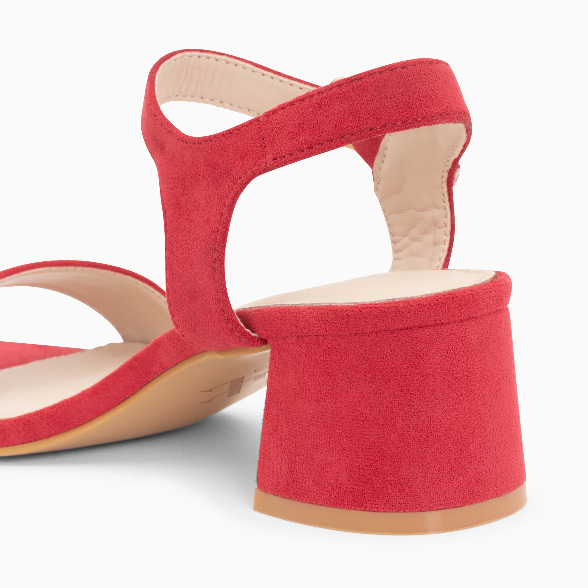 Sandales à talon, Compensées-Sandales à talon Laurie framboise