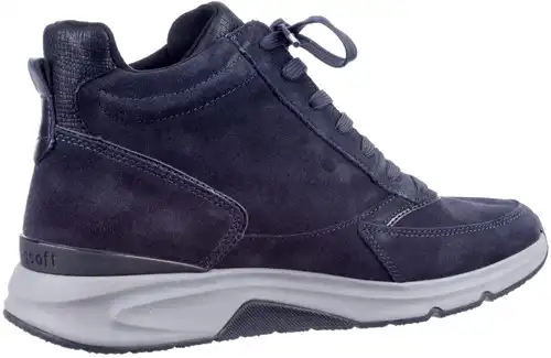 Gabor Rollingsoft donkerblauw 76.887.36 - maat 5 veterboot donkerblauw - maat 5 Calandschoen