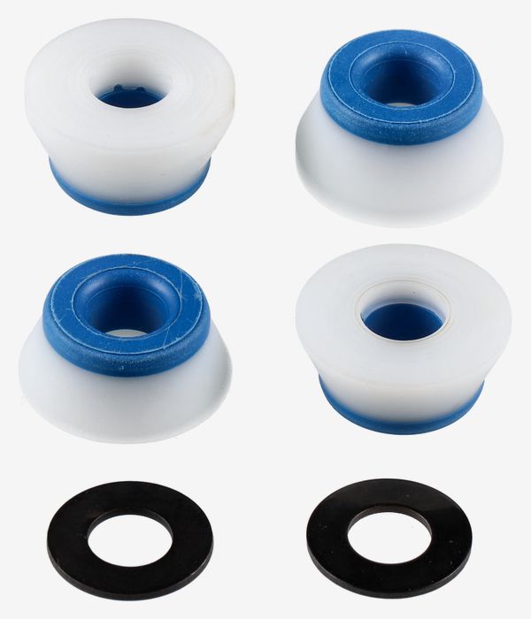 Bones Hardcore-Soft Lenkgummi inkl. Washer (white blue) 81A