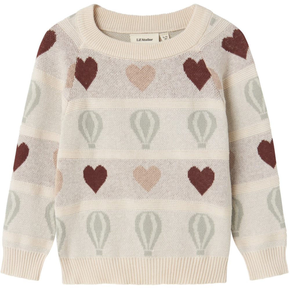 Køb Lil'Atelier Pastel Parchment Nmflamai Kis Ls Strik Lil