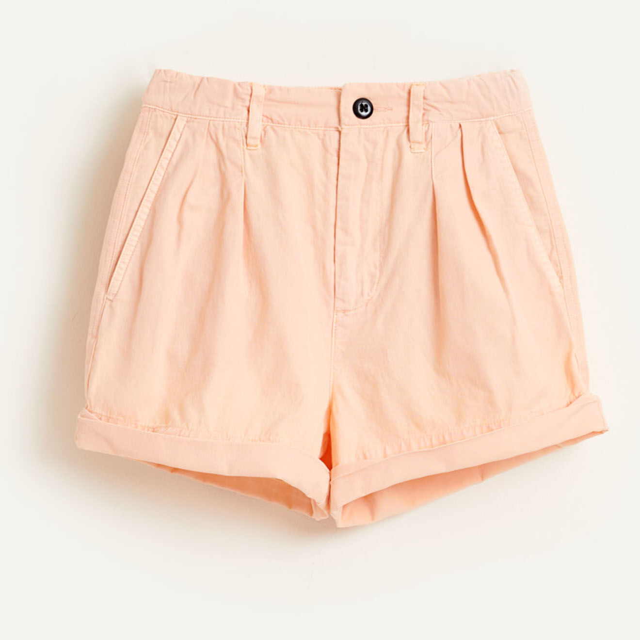 Bellerose Short Aby en Coton mélangé rose saumon