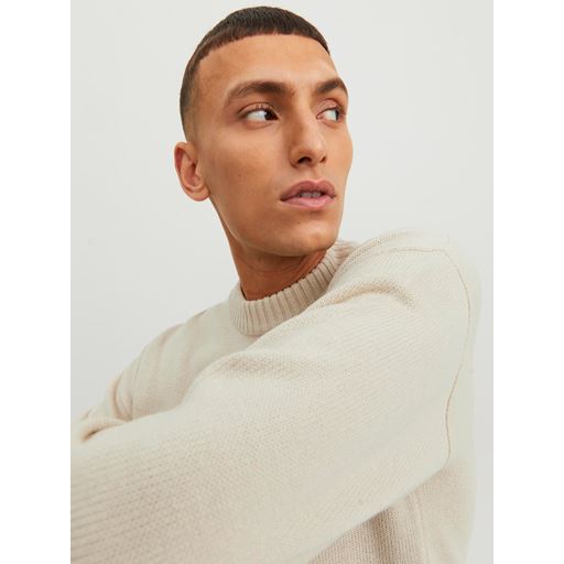 Jack&Jones Jack Striktrøje, Moonbeam, XL