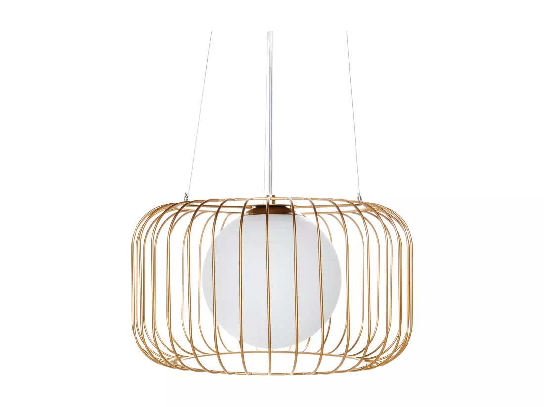 Lampe suspension BAIROA Métal Doré