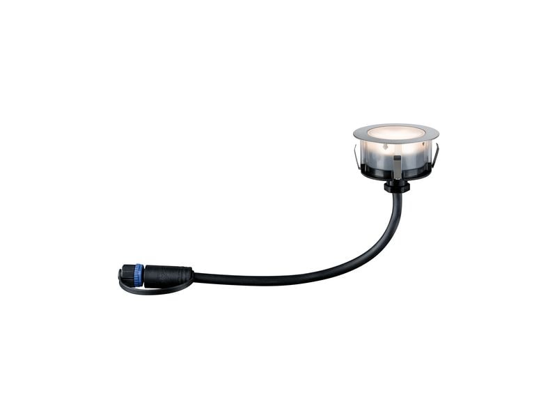 Paulmann Gartenspot Plug & Shine Floor Eco 3000 K, Erweiter Bodeneinbauleuchte für das Plug & Shine System