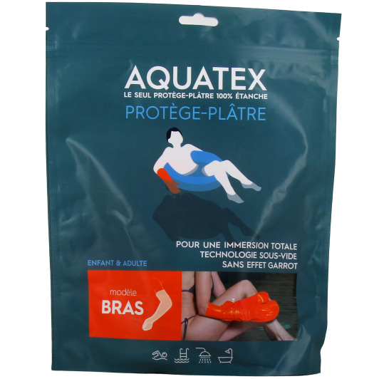 Aquatex protège plâtre étanche - Modèle bras et jambe