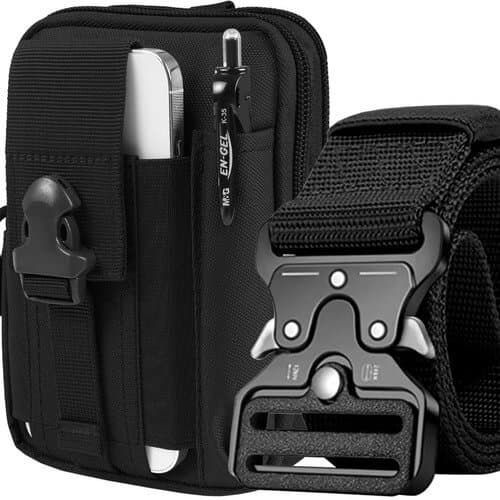 Belteveske med taktisk belte i Army Style Black