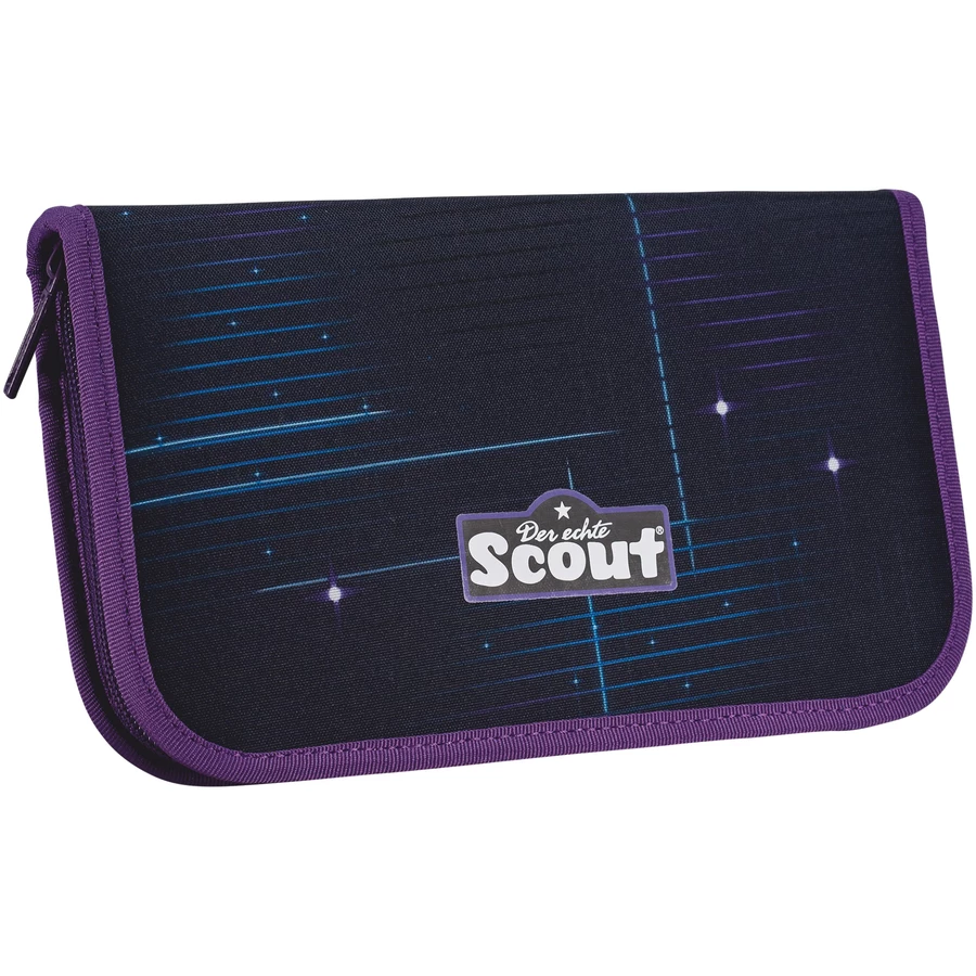 Scout Alpha Exklusiv Safety Light - Schulranzen Set 5tlg. Spooky Starlight