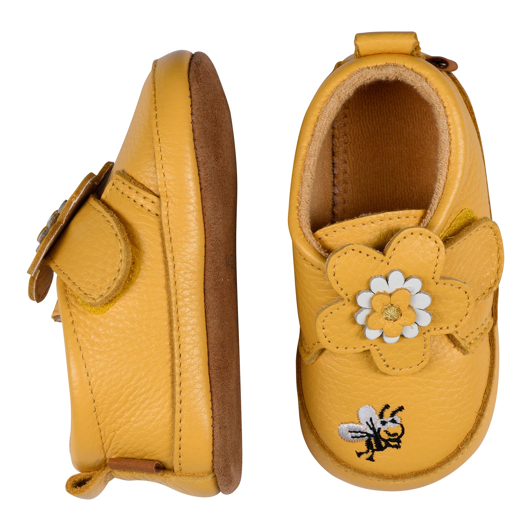 Flower Leather Slippers mimosa - MP - Rumpetroll