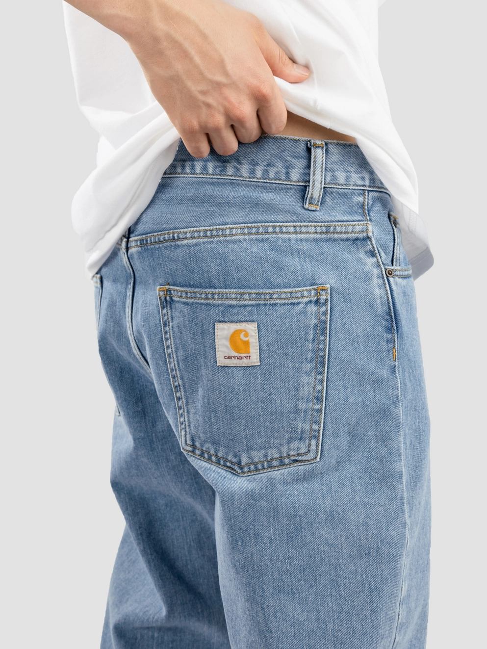 Carhartt WIP Newel Jeans stone bleached blue