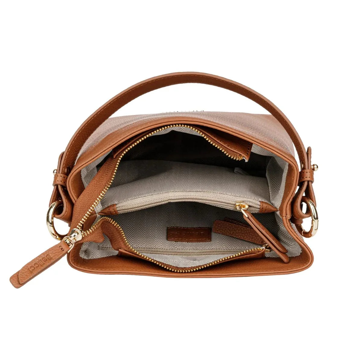 Bellici | Calico | Leren handtas