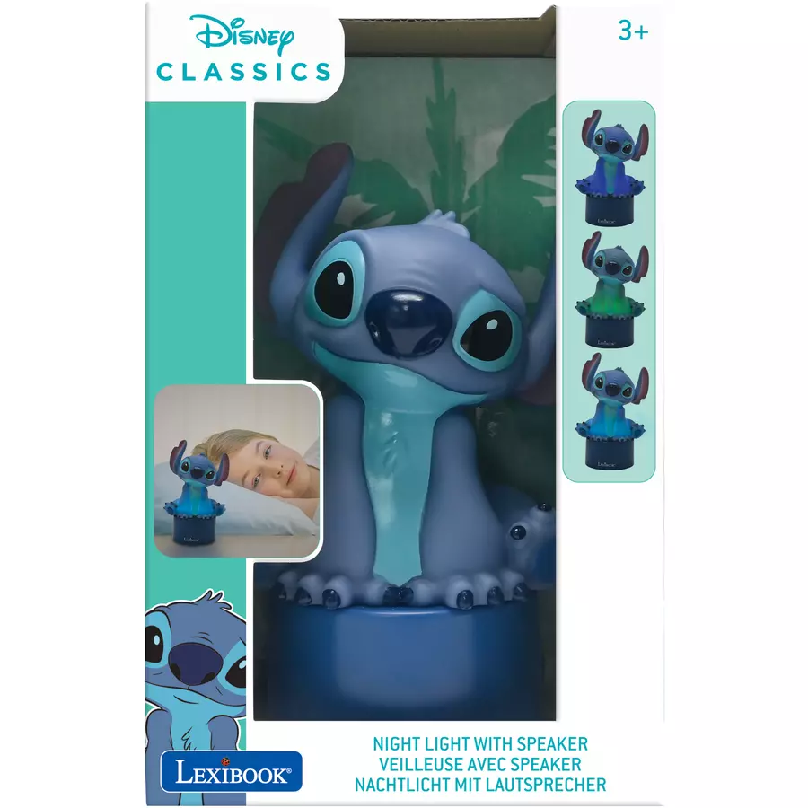 LEXIBOOK  Stitch Nachtlicht mit integriertem Lautsprecher