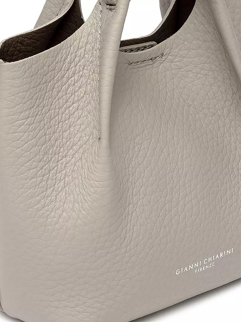 GIANNI CHIARINI Ledertasche - Hobo Bag DUA Small hellgrau