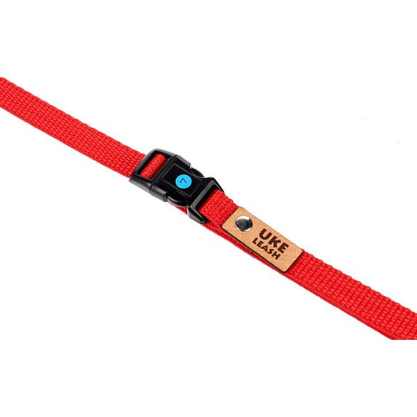Uke Leash Half Strap Red-Orange Large